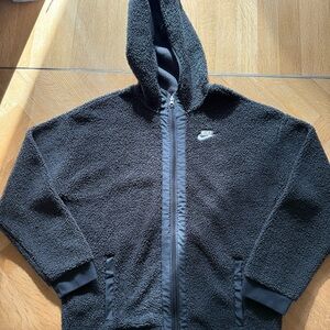 Nike Kids Black Fleece Jacket